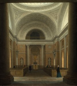 Die Slotskirken von Christiansborg, Kopenhagen von Heinrich Hansen (Danish