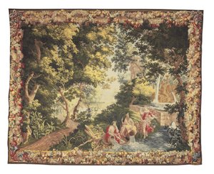 Brüsseler mythologische Tapisserie aus der Serie Diana & Callisto, ca. 1680-1710 von Heinrich II Reydams