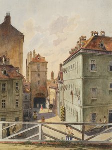 Das Neutor mit dem Stockhaus in Wien von Heinrich Lang