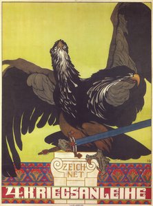 Abonniere das vierte Kriegsdarlehen, 1916
