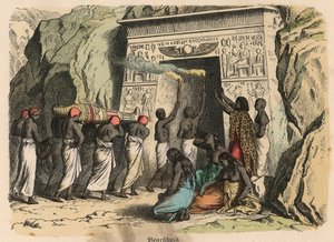 Altes Ägypten: Ritual der Beerdigungszeremonie