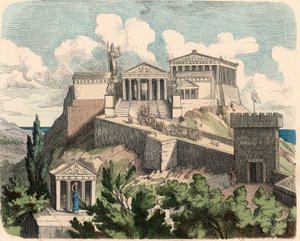 Antikes Griechenland: Athen, Akropolis - Parthenon