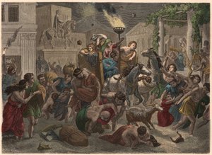 Antikes Rom: Ausbruch des Vesuvs, 79 n. Chr.
