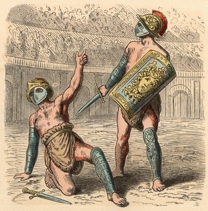 Antikes Rom: Gladiatorenkämpfe im Amphitheater