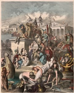 Das antike Rom: Plünderung Roms durch die Vandalen, am 2. Juni 455, 1866