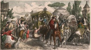 Antikes Rom: Via Appia in der Kaiserzeit von Heinrich Leutemann
