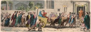 Griechenland zur Zeit der Republiken: Hochzeitsprozession von Heinrich Leutemann