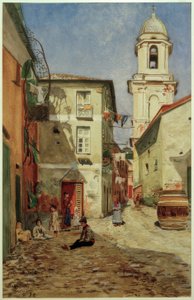 Straße in Sestri Levante