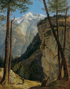 Der Watzmann vom Wimbachtal aus von Heinrich Reinhold