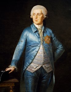 Porträt von Christian VII von Dänemark von Heinrich Schmidt