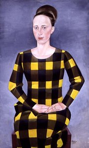Ingeborg Stegeman, geb. Krause, die Frau des Künstlers, 1925