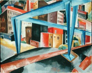 Viadukt vor den Vorsetzen in Hamburg, 1921