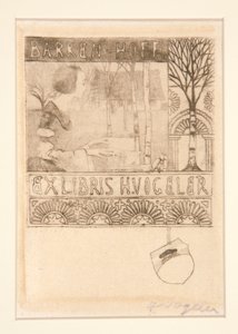 Exlibris von Heinrich Vogeler