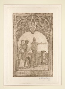 Exlibris von Heinrich Vogeler
