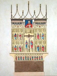 Hochaltar des ehemaligen Doms in Hamburg, 1805 von Heinrich Wilhelm Julius Koch