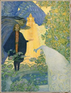 Der Garten des Paradieses, aus Märchen von Hans Christian Andersen, veröffentlicht 1911