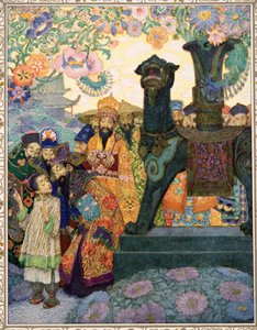 Die Nachtigall, aus Märchen von Hans Christian Andersen, veröffentlicht 1911 von Heinrich and Urban Lefler