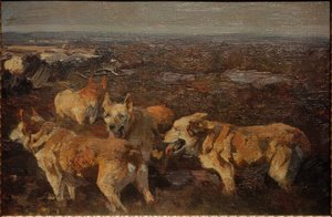 Hunde von Heinrich von Zügel