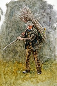 Ein Bündel Holz von Helen Allingham