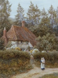 Ein Cottage bei Haslemere von Helen Allingham