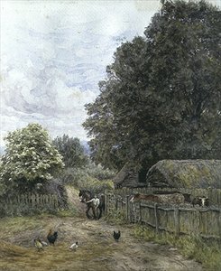 Ein Bauernhof von Helen Allingham