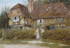 Ein Kentisches Cottage von Helen Allingham