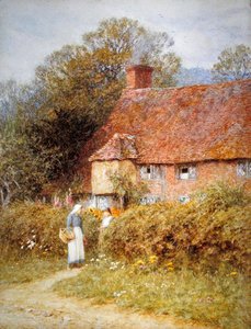 Hütte in Witley, Surrey von Helen Allingham