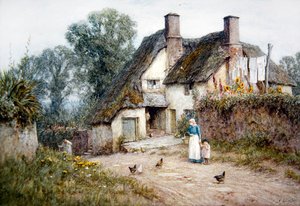 Häuschen in der Nähe von Paignton, Devon von Helen Allingham