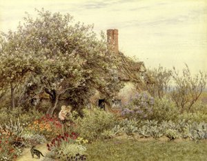 In der Nähe von Hambledon von Helen Allingham