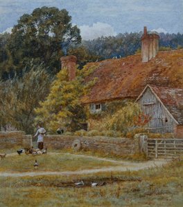 Netley Farm, Shere, Surrey von Helen Allingham