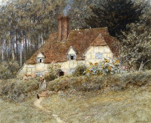 Altes Surrey Cottage von Helen Allingham