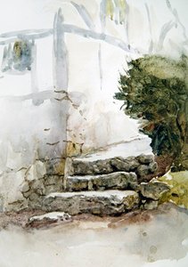 Stufen in Bearstead, Kent von Helen Allingham