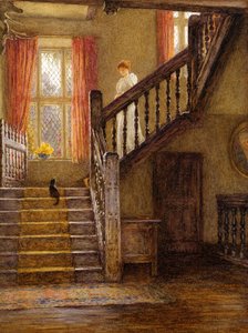 Die Treppe, Whittington Court, Gloucestershire