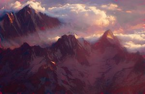 Alpines Morgengrauen