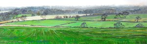 Vom Gipfel des Farley Hill, 2008 von Helen White