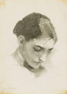 Kopf einer Frau von Helene Schjerfbeck