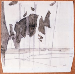 Kiefern am Strand von Helene Schjerfbeck