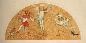 Entwurf für eine Innendekoration von Helwig Reinhard Hochapfel