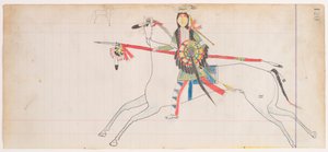 Selbstporträt von Henderson Ledger Artist A.