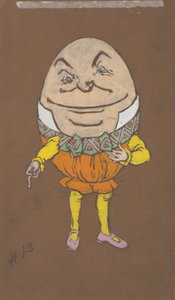 Humpty Dumpty (Kostümentwurf für Alice im Wunderland, 1915) von Henderson, William Penhallow
