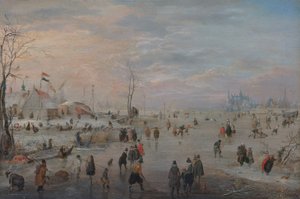 Das Eis genießen von Hendrick Avercamp
