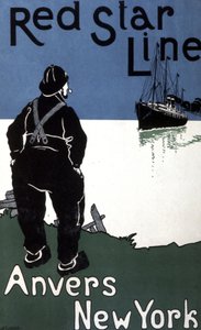 Anvers/New York, Red Star Line von Hendrick Cassiers