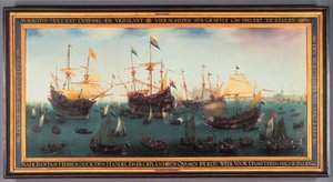 Die Rückkehr der zweiten Expedition nach Ostindien nach Amsterdam, 19. Juli 1599