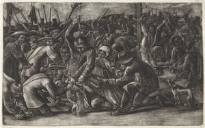 Verstümmelung der Leichen der Gebrüder De Witt, 1672 von Hendrick Danckerts