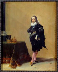 Ganzkörperporträt von Karl I. Stuart, König von England (1600-1649). Gemälde von Hendrich Pot (1585-1657) von Hendrick Gerritsz Pot
