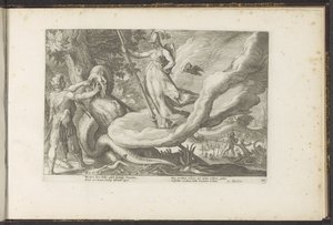 Kadmos sät die Drachenzähne von Hendrick Goltzius (workshop of)