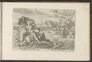 Die Entführung Europas von Hendrick Goltzius (workshop of)