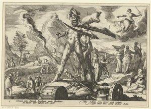 Eisernes Zeitalter von Hendrick Goltzius (workshop of)