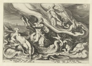 Juno beklagt sich bei Thetis und Oceanus