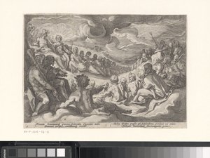 Jupiter fragt die olympischen Götter um Rat
